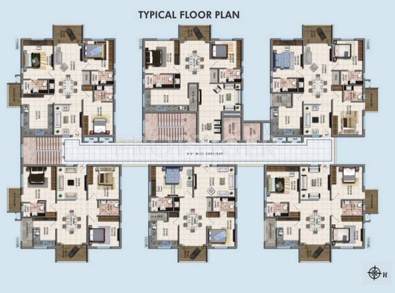  silicon-heights Images for Cluster Plan of Aditya Silicon Heights