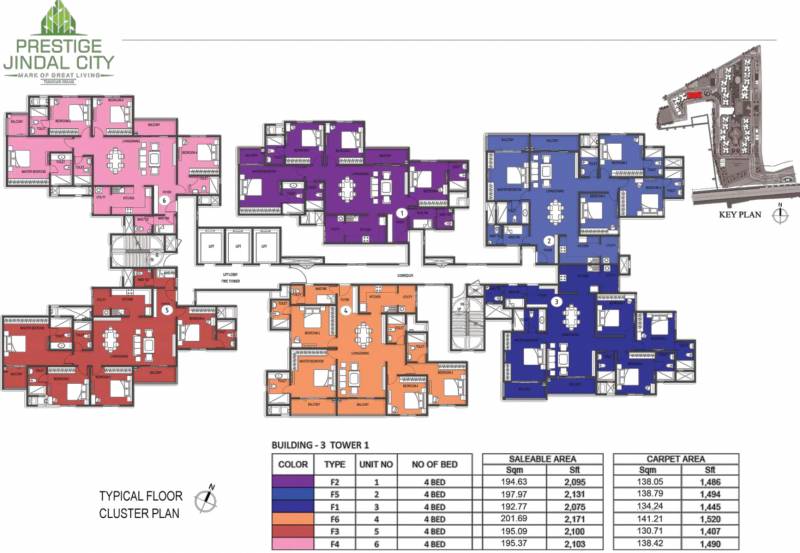 Images for Cluster Plan of Prestige Jindal City