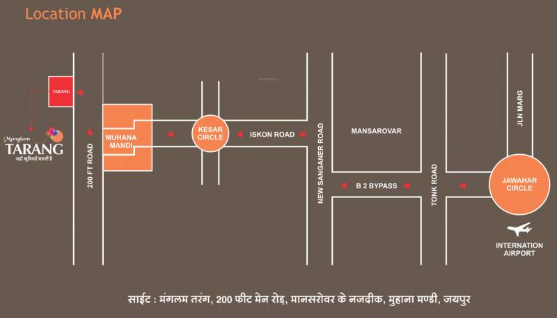  tarang Images for Location Plan of Manglam Tarang