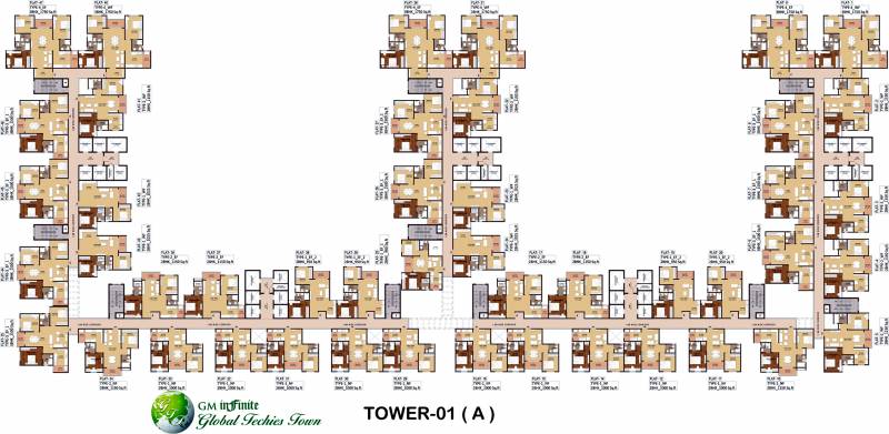  global-techies-town Images for Cluster Plan of GM Global Techies Town