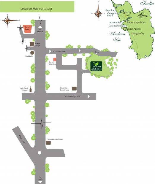  greens Images for Location Plan of Devashri Greens