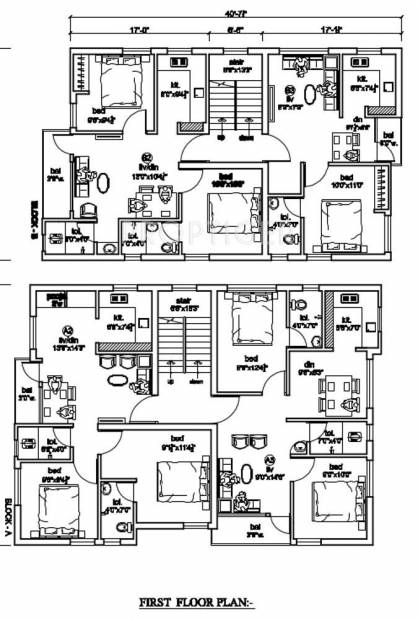 Images for Cluster Plan of Jasmine Visaka Flats