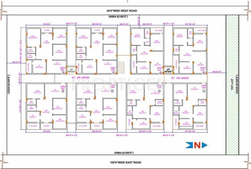  arca-residency Single Tower Cluster Plan