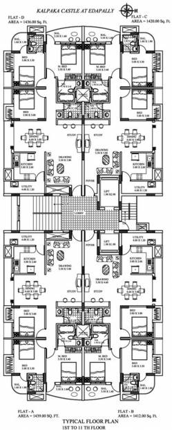 Images for Cluster Plan of Kalpaka Builders Kalpaka Castle