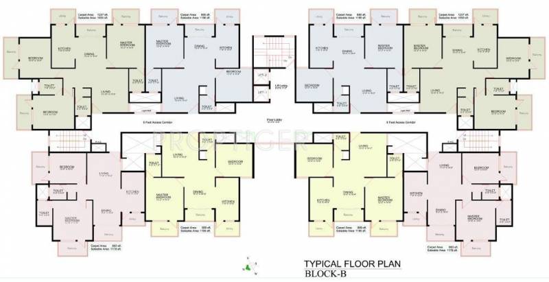  elegance Block A Cluster Plan