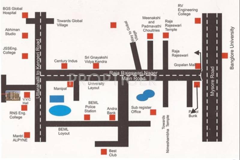 i1 Properties Amarachandra Pranav Location Plan