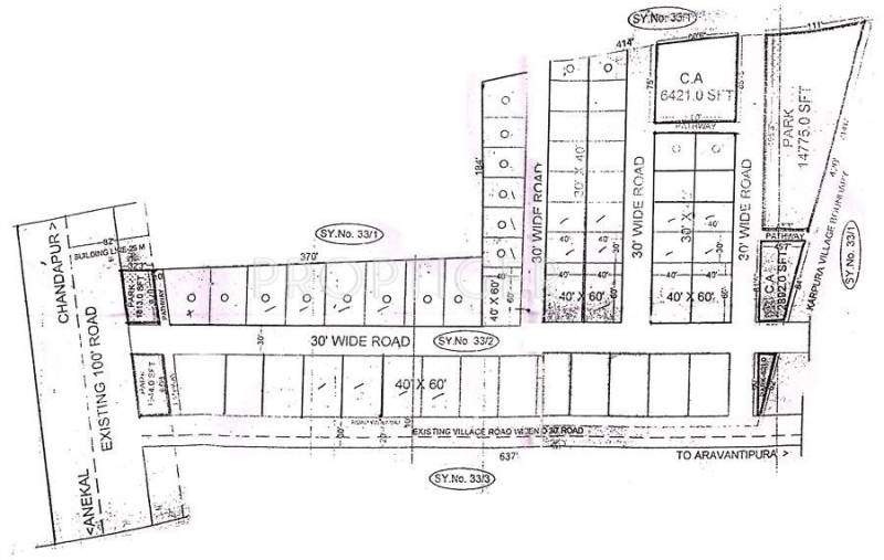 ESCON Developers Elite Garden Site Plan