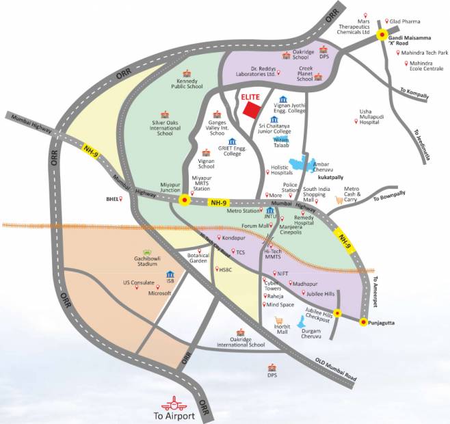 Images for Location Plan of Sri Maruthi Builders And Developers Elite
