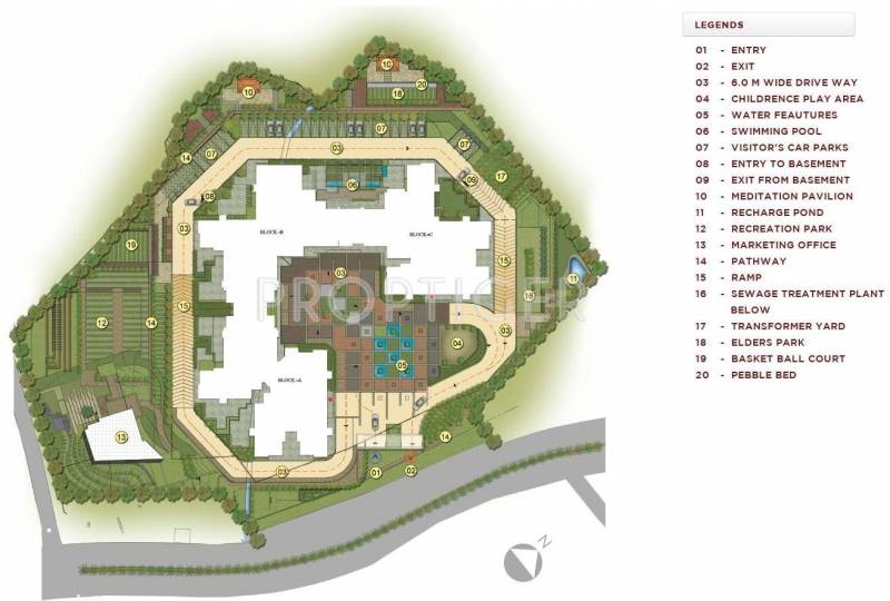  pinnacle Images for Site Plan of Brigade Pinnacle