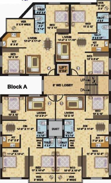 Images for Cluster Plan of SK Royal Ashiana