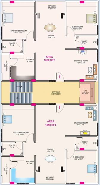 Images for Cluster Plan of Maruthi Heights