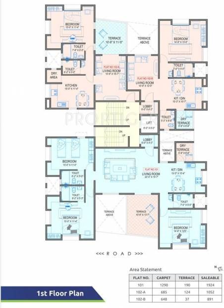  garima Single Tower Cluster Plan