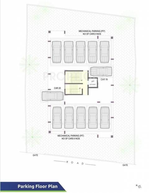  garima Single Tower Cluster Plan