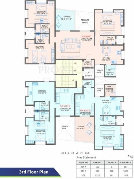  garima Single Tower Cluster Plan