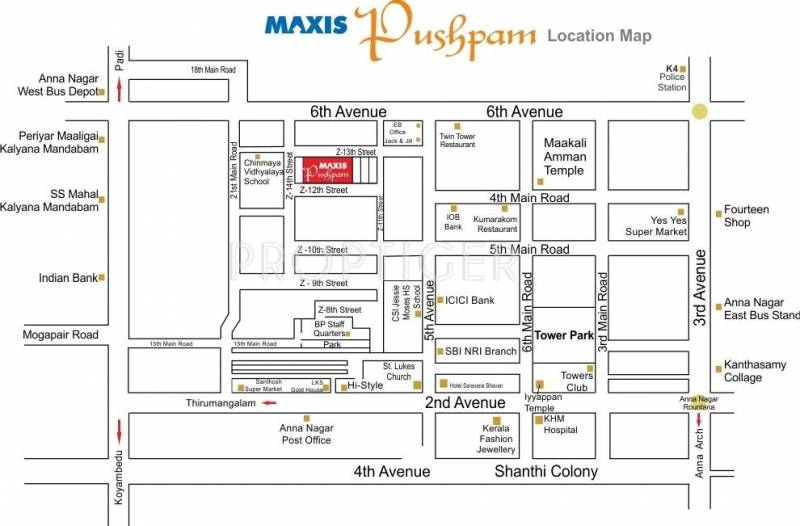 Images for Location Plan of Maxis Pushpam