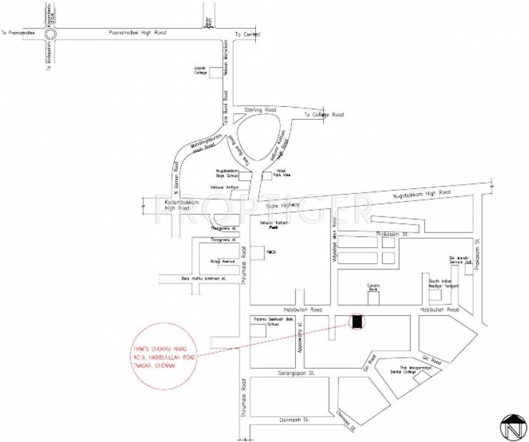 Images for Location Plan of Firm Chokku Nivas