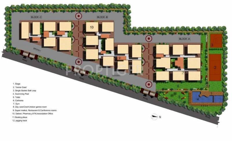 Indu Projects The Annexe Layout Plan