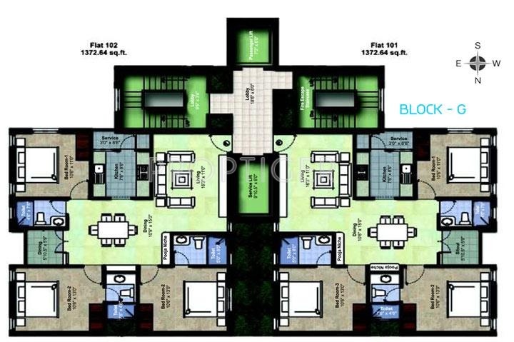 Images for Cluster Plan of OM Shakthy Santha Towers Phase II