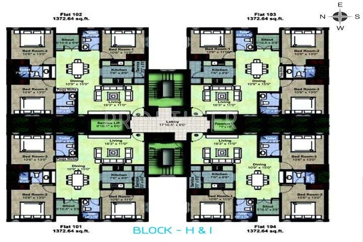 Images for Cluster Plan of OM Shakthy Santha Towers Phase II