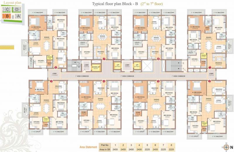  udaya-cresent Block A Cluster Plan
