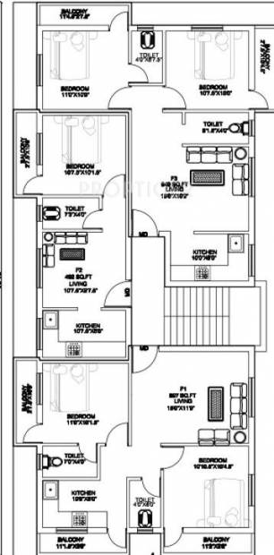 Images for Cluster Plan of CC Dhoni Arcade