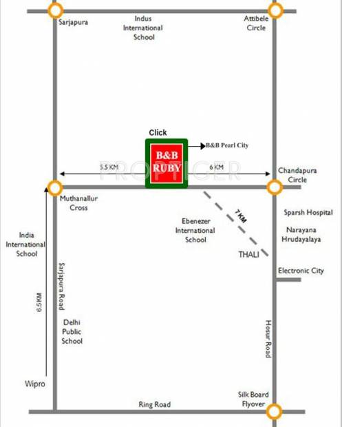 B And B Properties Ruby Location Plan