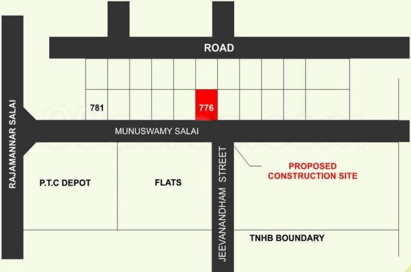 Images for Location Plan of Sri Vignesh Propertees Vignesh Sai Gardens