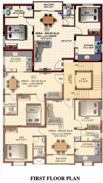 Images for Cluster Plan of Hitech Properties Akshayaa