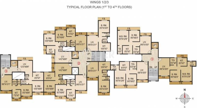 Images for Cluster Plan of Siddhivinayak Homes Orchid Residency