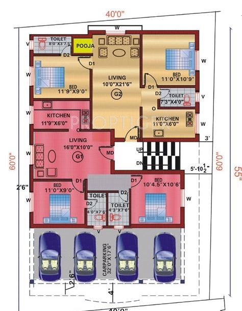 Images for Cluster Plan of Diamond Foundation Bliss Chambers