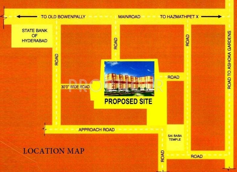 Images for Location Plan of KJR Pratyush Arcade