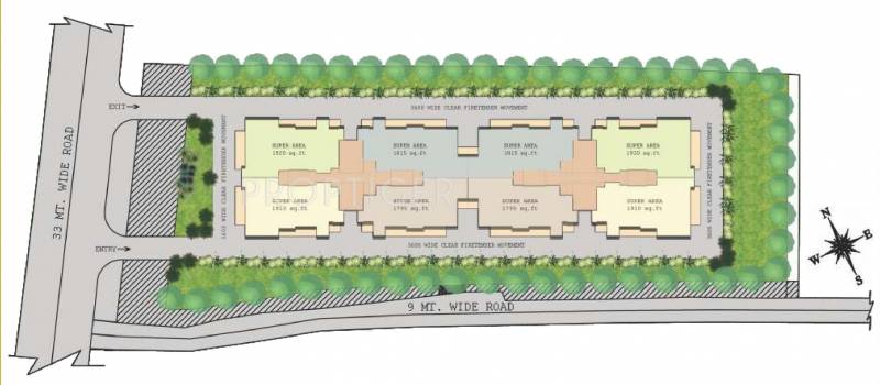  rajpur-greens Layout Plan