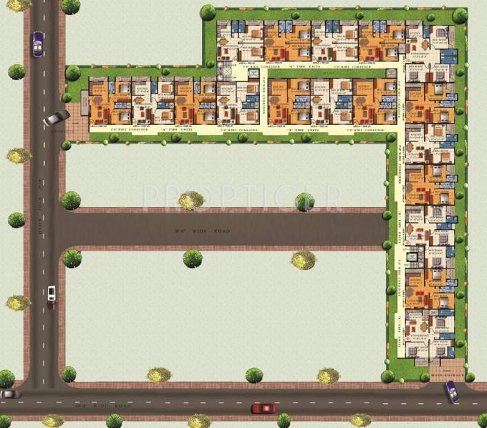 Images for Cluster Plan of Suresh Builder Paradise