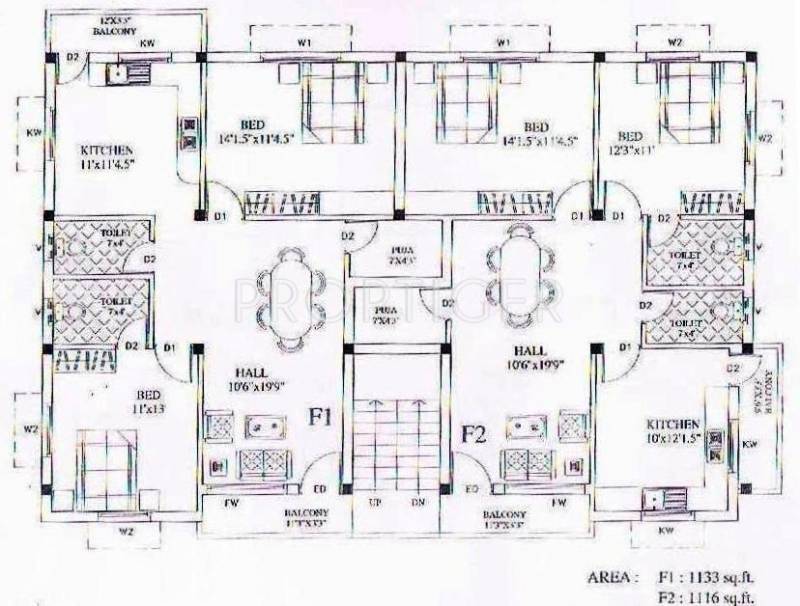 Images for Cluster Plan of Naveen Square