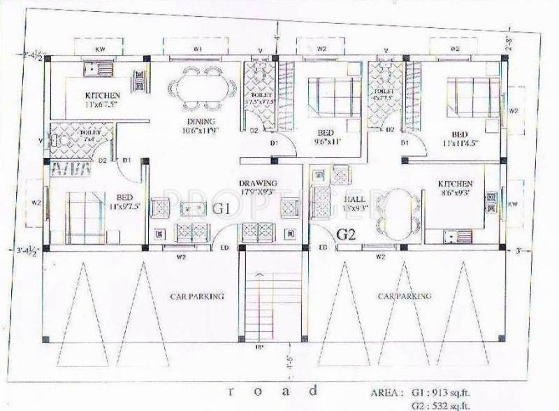 Images for Cluster Plan of Naveen Square