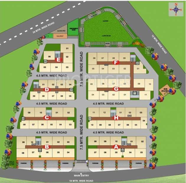  navjivan-vihar Images for Site Plan of Foliage Navjivan Vihar