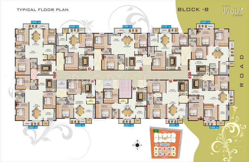 Images for Cluster Plan of MC Builders Jyothi Enclave