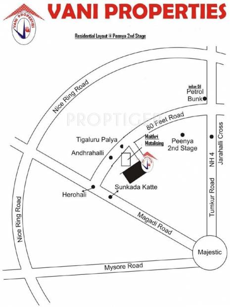 Images for Location Plan of Vani Tigalarapalya