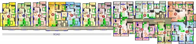  meridian Single Tower Cluster Plan