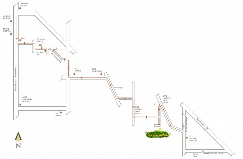  sunningdale Images for Location Plan of Vistara Sunningdale