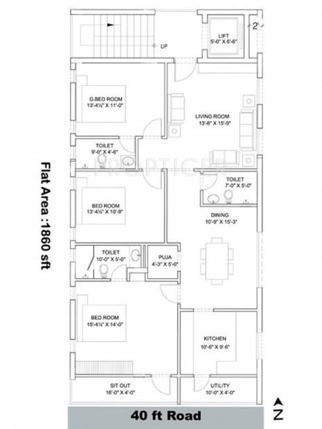 Images for Cluster Plan of Pradeep Constructions Boutique Srinilaya I