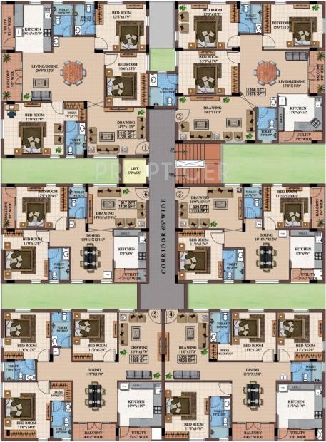 Images for Cluster Plan of Maphar SABZ Garden