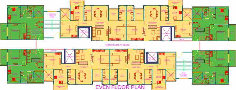  konark-virtue Images for Cluster Plan of Karia Konark Virtue