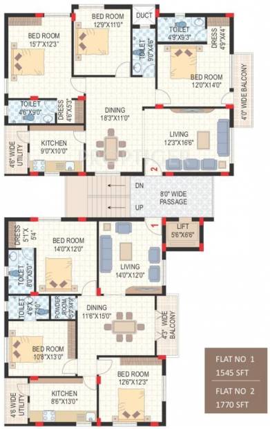 Images for Cluster Plan of Sri Aditya Haven