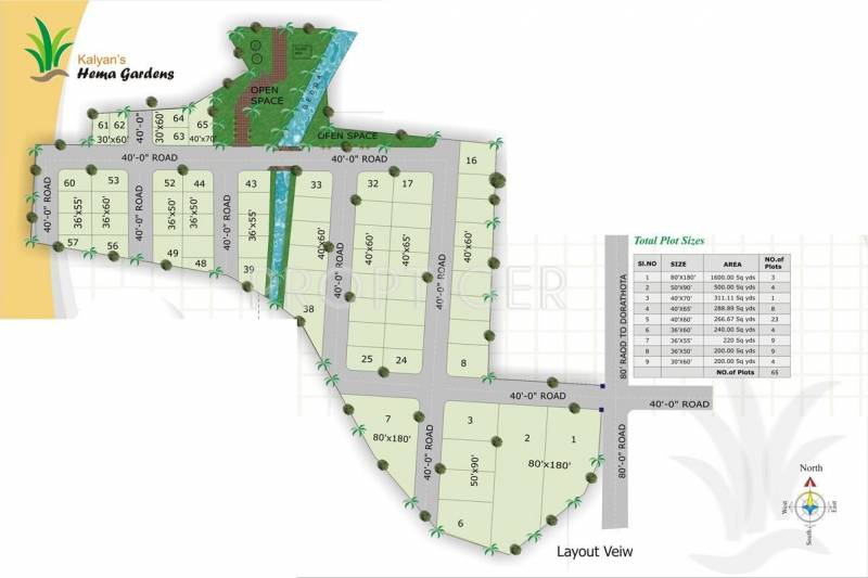 Images for Layout Plan of Satya Hema Gardens