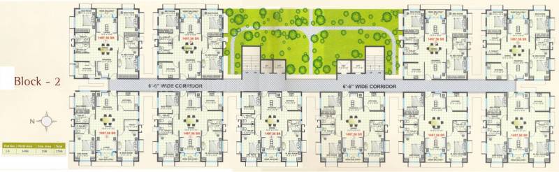 Images for Cluster Plan of Theme Fort View