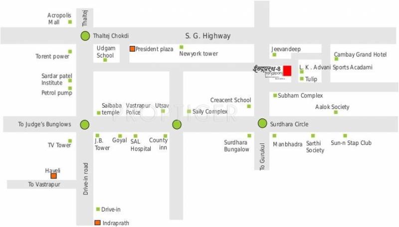 Images for Location Plan of Deep Group Indraprasth 8 Frangipani