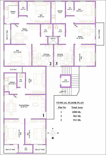 Images for Cluster Plan of Moghal Moghal Mayuri