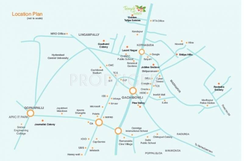 Images for Location Plan of Alekhya Temple Trees