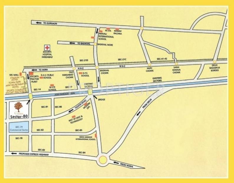 Images for Location Plan of Dhingra Projects Suburbian Floors